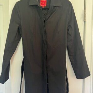 Cole Haan Black Raincoat size 4 excellent condition